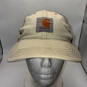 Carhartt Buffalo Mesh Back Hat Tan Brown Trucker Snapback Logo Cap 100141 Mens